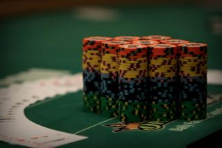 Chip stack on WSOP Main Event 2015 Day 1A 2