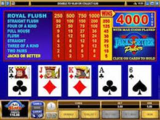 jacks or better videopokeri