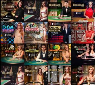 Voodoo Dreams Live Game Selection