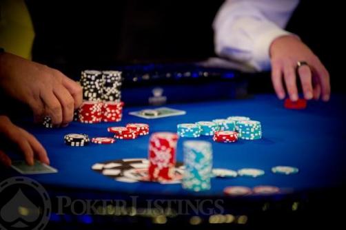 Poker Poker game with chips