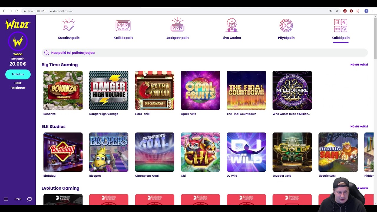 trygg Wildz Casino ny spelare-bonus kampanj