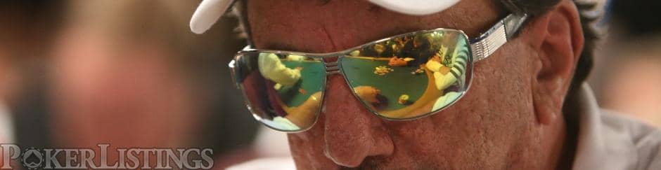 Poker player with sunglasses