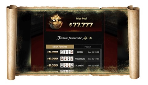 All-In Fortune jackpotit palkintopotti