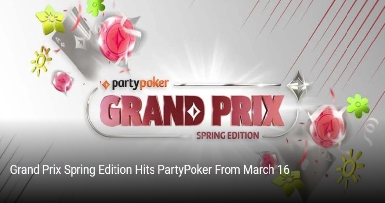 Kevät alkaa 16. Maaliskuuta: Pelaa partypoker $450k Grand Prix Spring Edition