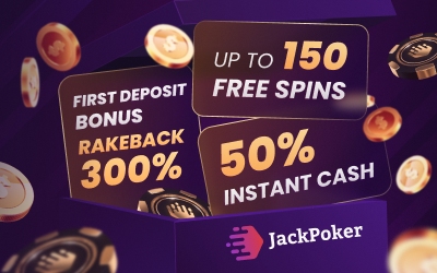 JackPoker Tervetulobonus