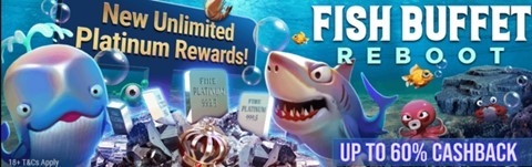 GGPoker Fish Buffet - jopa 60% cashback