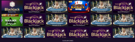 JackPoker Casino blackjack-pelit