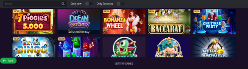 JackPoker Casino lotto-pelit