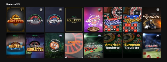 Ruletti-pelit Wild Casinolla
