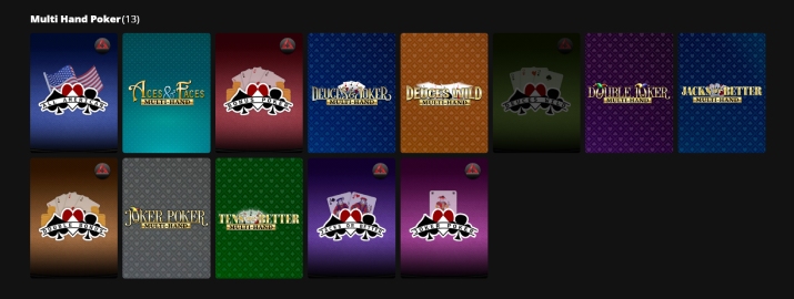 Wild Casino videopokerit