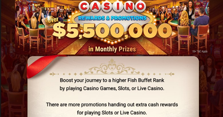 Oho! GGPoker Casinon kampanjat jakavat 5.5$ miljoonaa joka kuukausi!