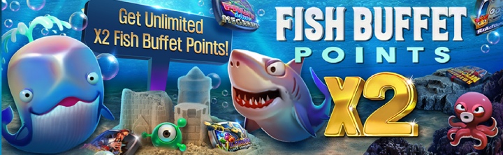 GGPoker X2 Fish Buffet tuplanopeus