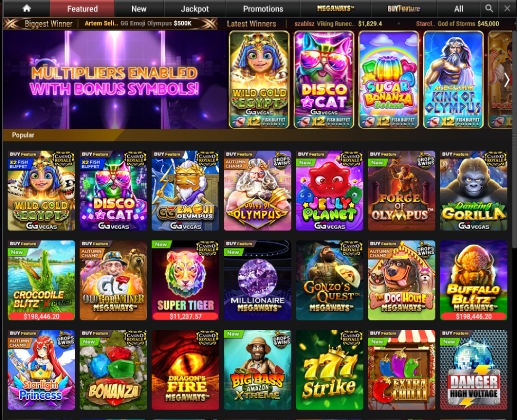 GGPoker Casino kolikkopelit