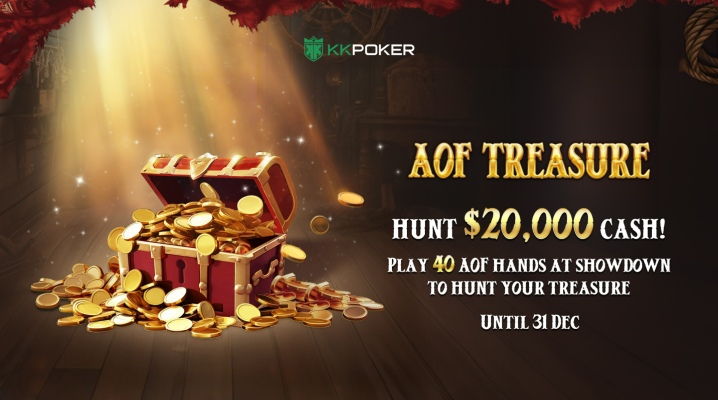 KKPoker Hunt $20,000 AOF Treasure