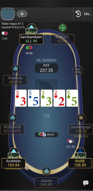 SWC Poker kokemus älypuhelimella