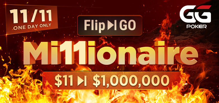 GGPoker Flip & GO Millionaire tekee paluun suurempa kuin koskaan!