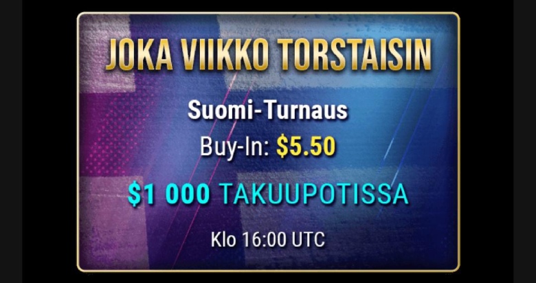 GGPoker $1000 GTD Suomi Turnaus – Lunasta ilmaiset tiketit ennen Torstaita!