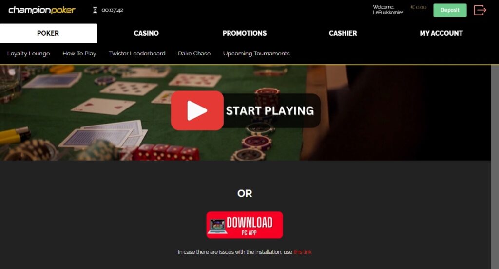 Miten rekisteröidyt ChampionPokerille?