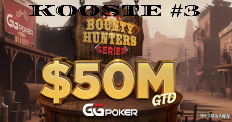 Kooste GGPoker Bounty Hunter Series viikonlopun tapahtumista