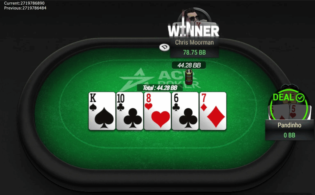Diiliehdotus $1,050 The Sunday Banana $400K GTD -turnauksessa