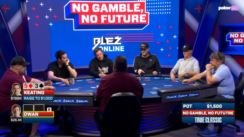 No Gamble No Future – Day 1 -pöytä