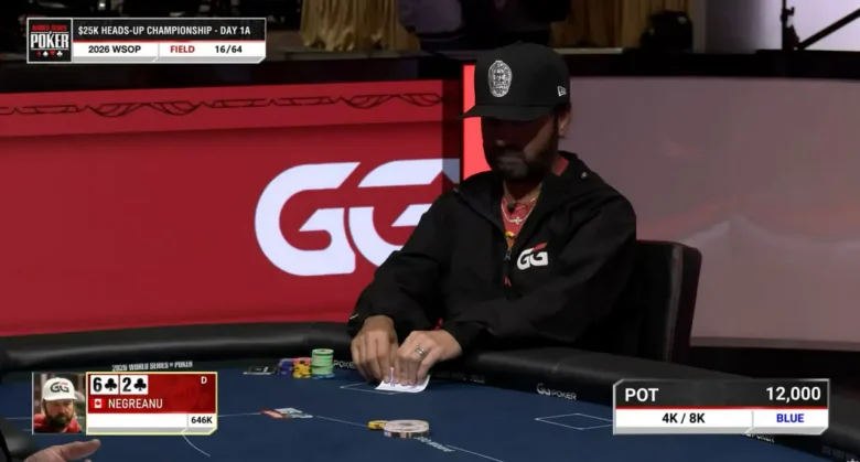 Daniel Negreanu WSOP-striimissä