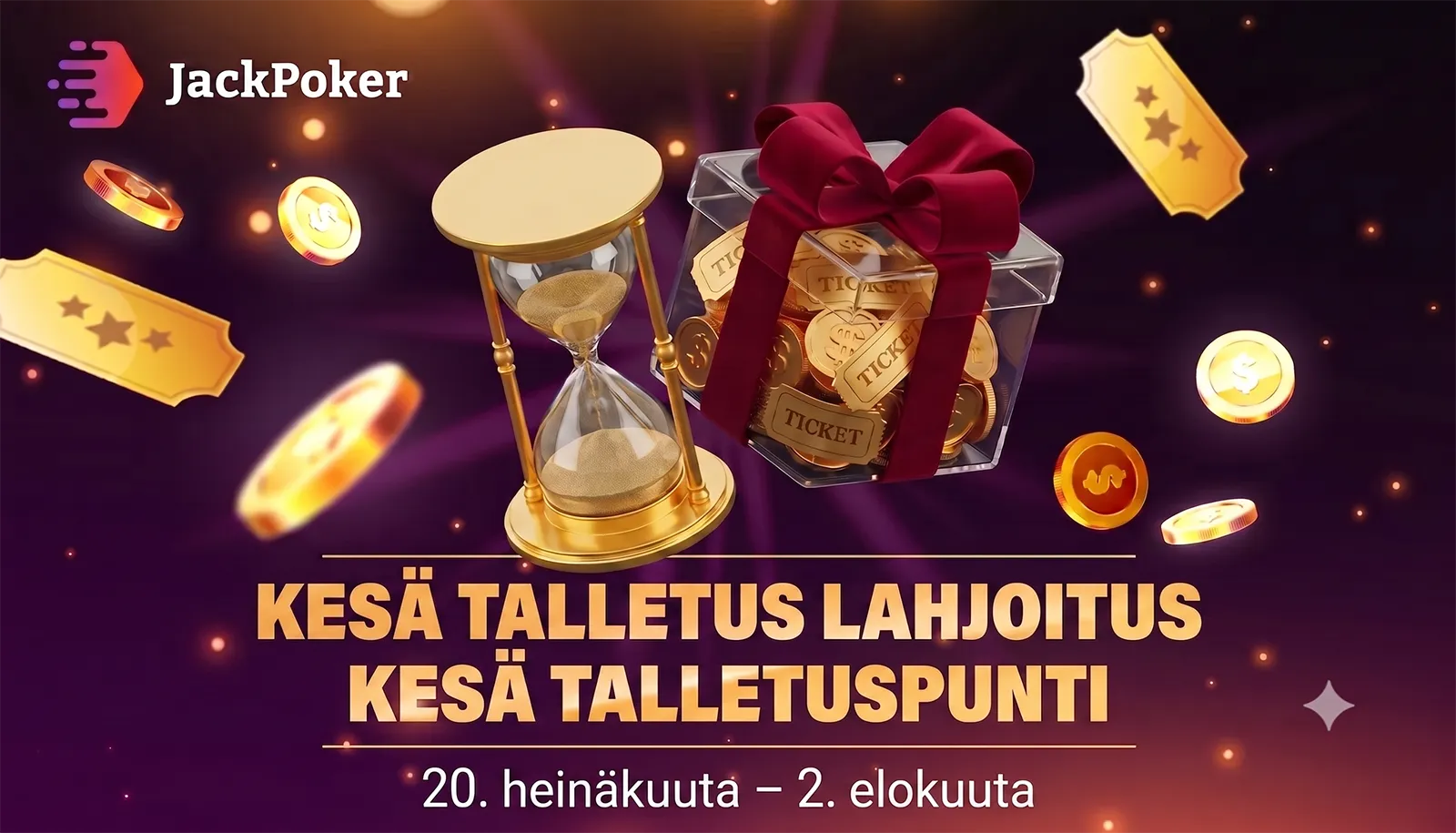 JackPoker tarjoaa talletusbonuksia sekä uusille että nykyisille pelaajille