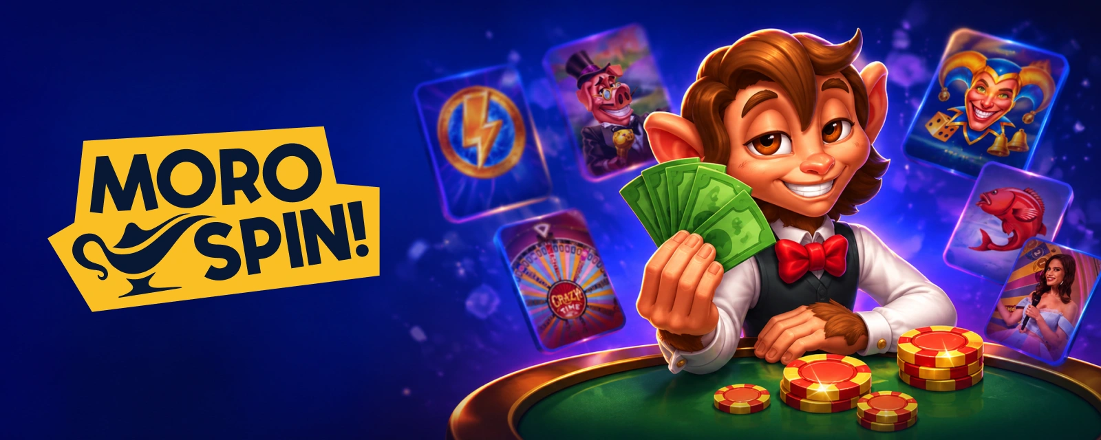 Pelit & Pelintarjoajat Moro Spin Online Casinolla