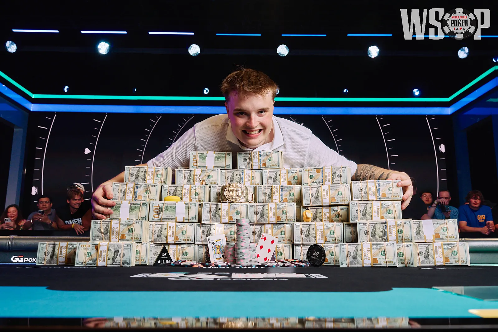 22-vuotias Lucas Jumalon voittaa vuoden 2026 WSOP Main Eventin ($10M)