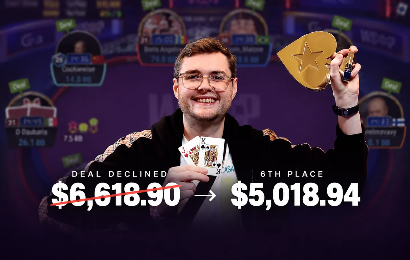 Jamie Dwan torppasi diilin WSOP Online -finaalipöydässä – karma iski nopeasti