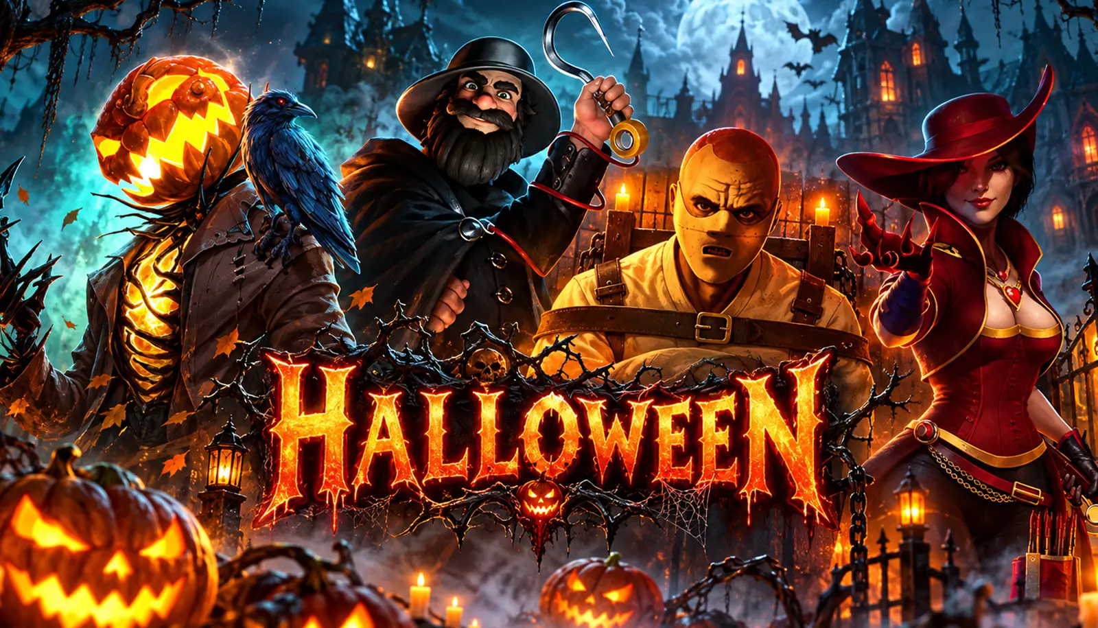 10 parasta Halloween-kolikkopeliä – Kauhuteemaisten slottien vertailu