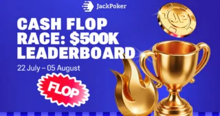 JackPoker Flop Race jakaa $500K leaderboard-palkintoina