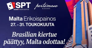 Toukokuussa pokerissa riittää menoa sekä livenä että netissä. Kuun lopulla Malagalla järjestetään toistamiseen SiGMA Poker Tour, 27.–31.5. Portomaso Casinolla. Pääturnauksessa €150 000 takuupotti, lisäksi verkostoitumista ja tunnelmaa.