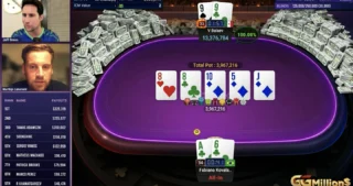 Vyacheslav Balaev voitti ensimmäisen GGMillion$-tittelinsä muutettuaan suunnitelmiaan ($325,319)