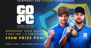 Ensimmäinen Global Online Poker Championship (GOPC 2026) pelataan CoinPokerissa 23.8.–28.9.2026 $50,000,000 takuulla. Laaja turnaussarja sisältää pienistä buy-ineista high rollereihin, alueellisia leaderboardeja ja mitalikilpailun.