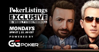 Nyt on potissa pitoa! Pelaa 1000$ PokerListings Freerollit GGPokerilla
